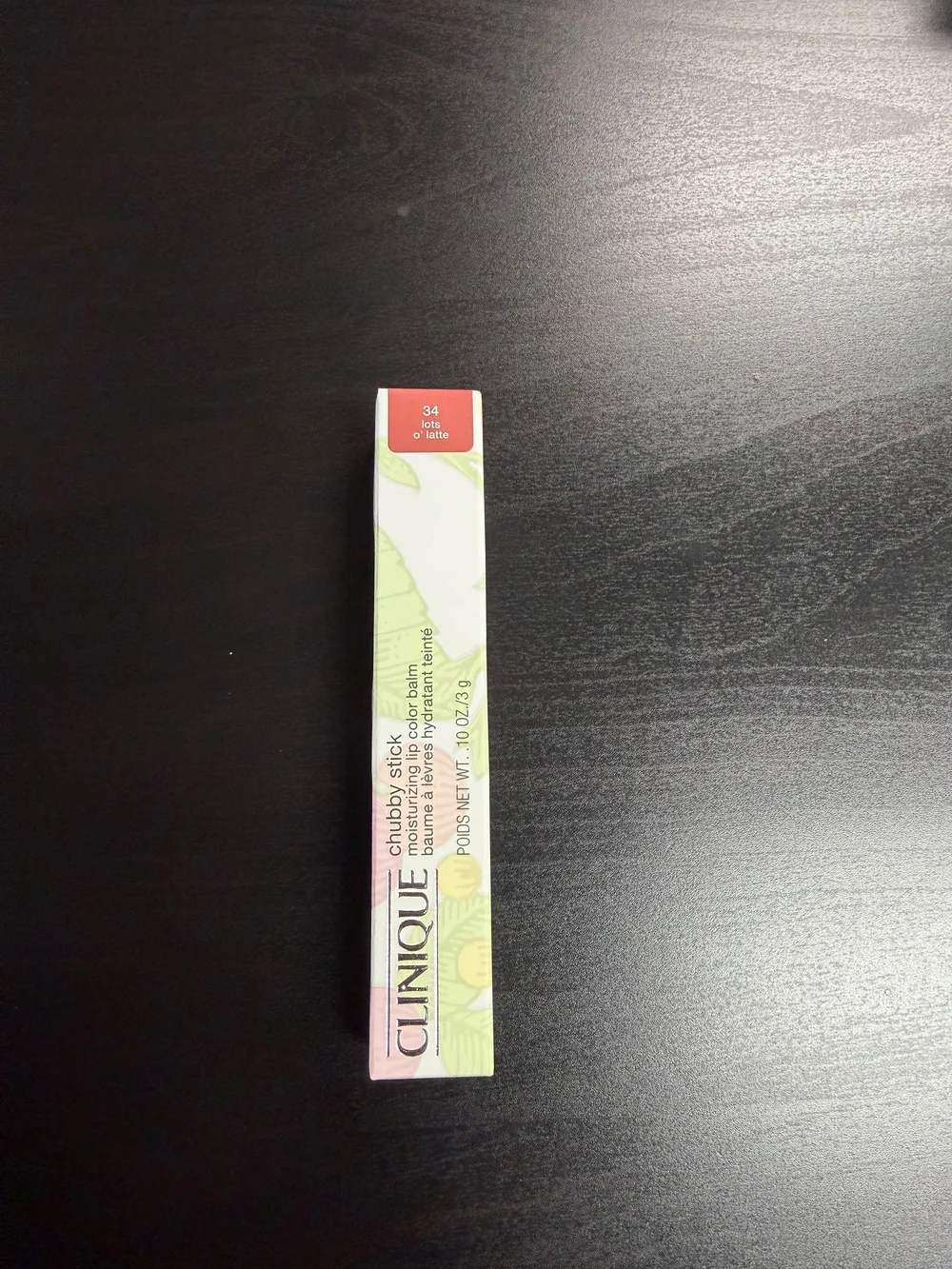 Clinique Chubby Stick Moisturizing Lip Color Balm Shade 34 Lots O' Latte